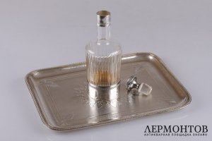 Ликерный набор. Серебро 950 пробы. Франция