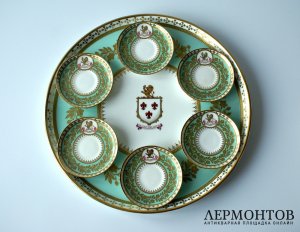 Сервиз-кабаре на 6 персон. Davenport, Англия, 1870-80