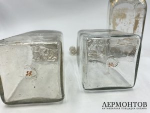 Дорожный набор. 18 век. Стекло.