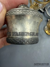 Набор для крепких напитков в футляре-яйце. Серебро, «Императорская коллекция»