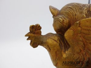 Статуэтка Лиса с добычей. Франция, Париж, Edme Samson and Cie, 19 в.