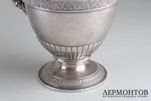 Молочник в классическом стиле. Карл Фаберже. Серебро 84 пробы. Россия.