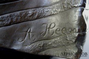 Скульптура Кармен. А. Heege. Металл, патинирование. Европа, XIX век. 
