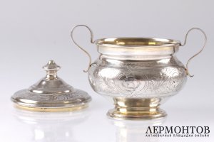 Сахарница. Серебро 84. Российская империя