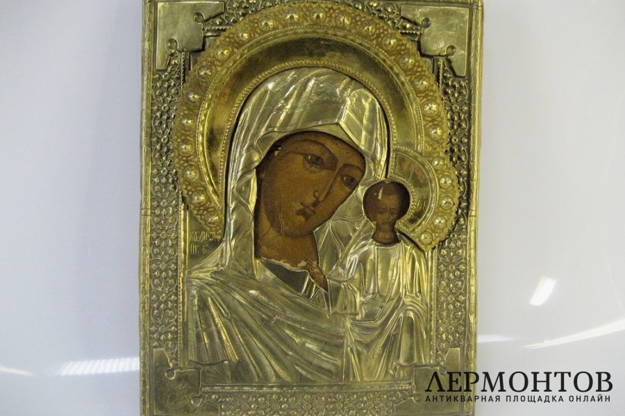 Икона. Дерево, темпера, бронза, золочение. Россия, XIX век.