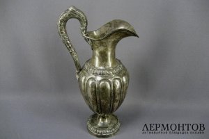 Кувшин. Серебро 950 пробы. Франция, XIX век.