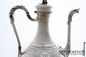 Кофейник Cardeilhac. Серебро 950. Франция