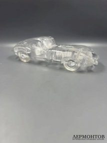 Модель автомобиля «Jaguar E-Type». Хрусталь, Daum, Франция, конец 20 века