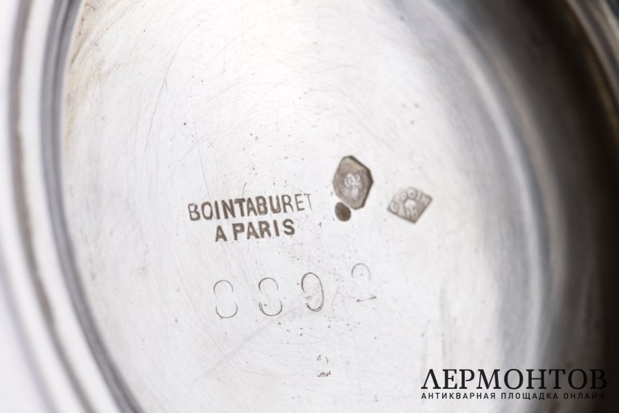 Чайный и кофейный сервиз Bointaburet. Серебро 950 пробы. Франция, конец XIX в.