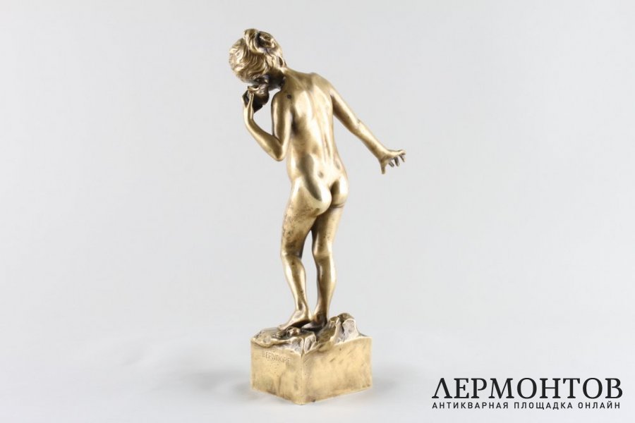 Статуэтка На пляже. Бронза. Фабрика Берндрофа. Австрия, 1900е