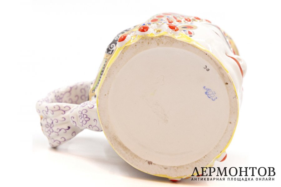 Кружка Молоко. СССР, Ленинградский фарфоровый завод, ск. Н. Данько, 1960 - 1970 гг.