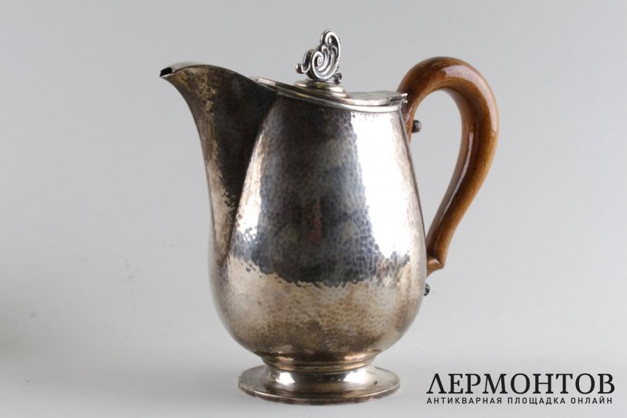 Чайно-кофейный сервиз в стиле art deco. Серебро 800 пробы. Италия, 1935-45 гг.