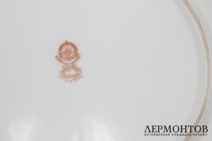 Тарелка серп и молот, агитация. Собрание Н.М. Шверника. СССР, Дулево, 1920-30е гг.
