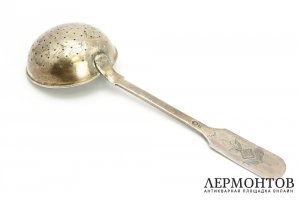 Ситечко для чая. Серебро 84 пробы. Россия, 1899-1905.