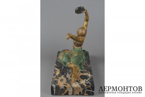 Скульптура Танцовщица в ст. Ар Деко. Франция, S. Lipchytz, 1920-е гг.