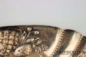 Ваза ажурная. Серебро 800 проба. Европа, XX век.