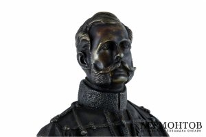 Бюст Александра II. Россия, 19 век. Бронза.