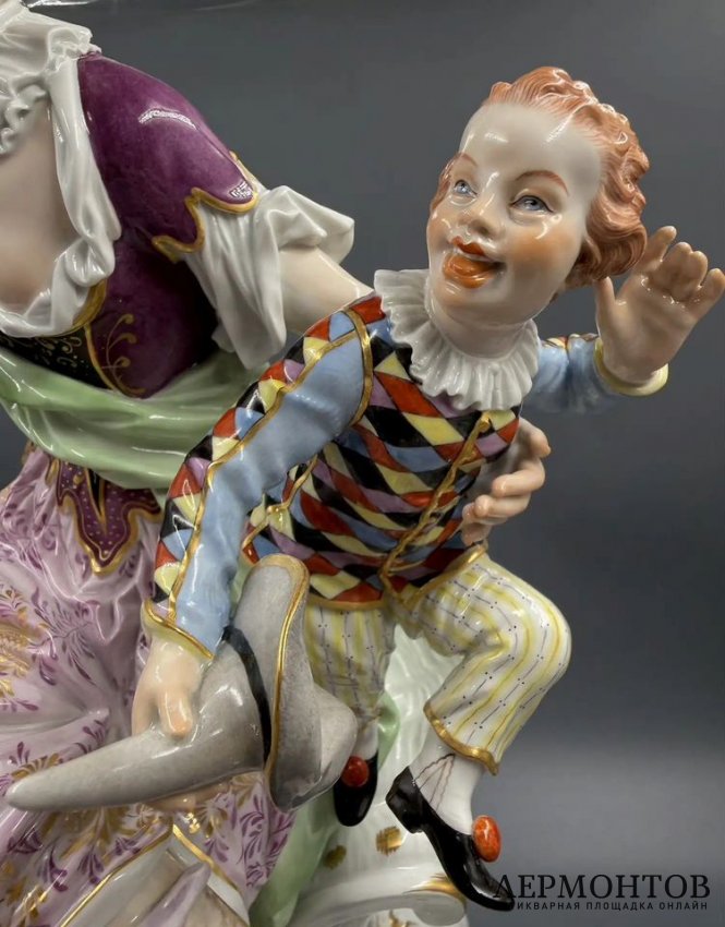 Скульптура «Муза Терпсихора». Фарфор, Meissen, И. И. Кендлер, Германия, 2010 год