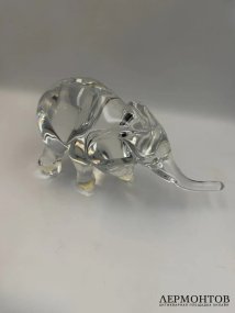 Статуэтка «Слоник». Хрусталь, Baccarat, Франция