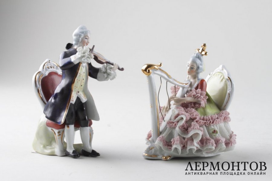 Статуэтки Оркестр. Фарфор. Wilhelm Rittirsch Porcelain. Германия. XXв.