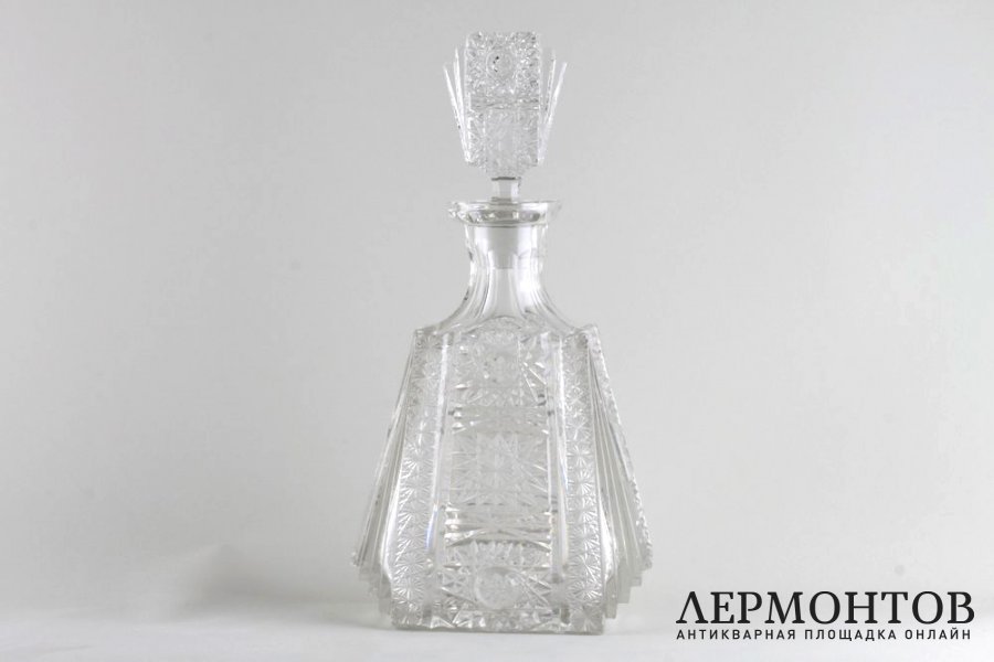 Графин. Хрусталь, резьба. Европа, до 1940-х гг.