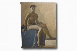 Картина. Кузнецова-Кичигина В.Е. Сидящая. 1930-е годы.