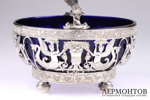 Ваза для фруктов. Серебро 925. Ханау