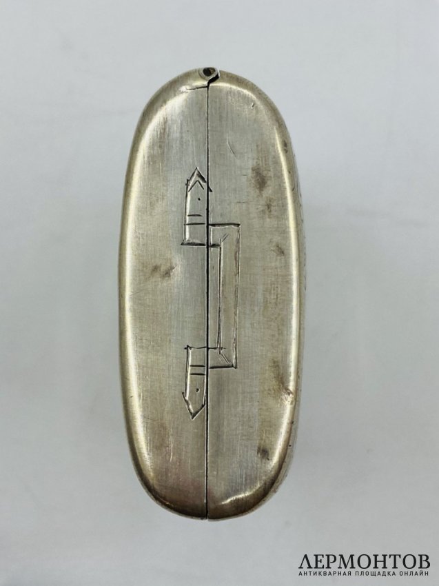 Кошелёк «Souvenir». Серебро 84 пробы, И. П. Прокофьев, Россия, 1879 год