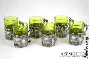 Ликерный набор Slisonki. Серебро 950. Франция.