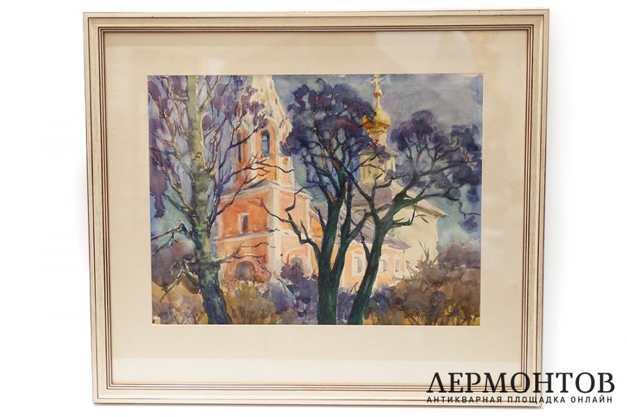 Акварель. Россия, 1983 г. Худ. Ю.Арбузов. Бумага, акварель