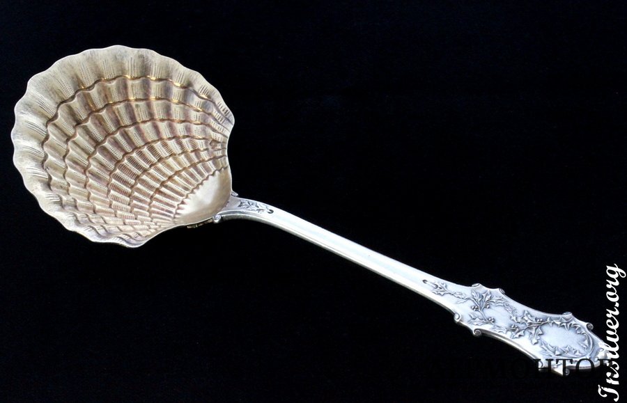 Сервировочная ложка Henin. Серебро 950. Франция.
