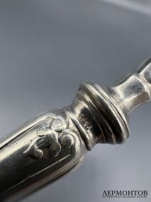 Черпак для соуса. Серебро 84 пробы, В. Хемпель и братья Грачёвы, магазин Владимирова, Россия