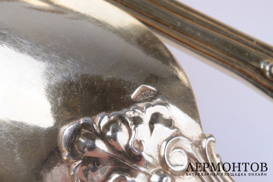 Столовый сервиз на 6 персон Jamet. Серебро 950. Франция