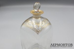 Штоф. Россия, Императорский стекольный завод, конец 18 века. Стекло.