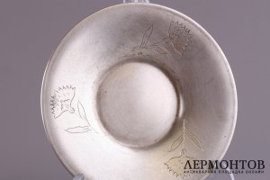 Кофейная пара. Серебро 875 пробы. СССР, завод Московский ювелир, 50-60-е гг. 20 в.