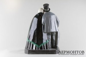 Статуэтка Золотая свадьба в стиле Ар Деко. Франция, 1920-1930е гг. Фабрика Etling.