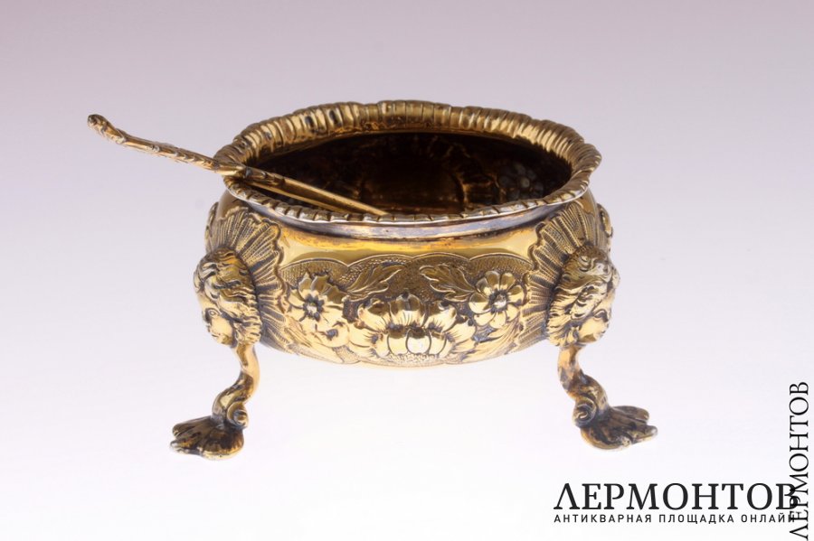 Набор солонок 1762 год. Серебро 925. Англия
