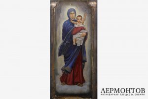 Икона Богоматерь Благодатное небо. По мотивам работы В.М. Васнецова. Россия, 1900е гг