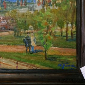 Картина Большой театр. Ю. Блок. 1967 год.
