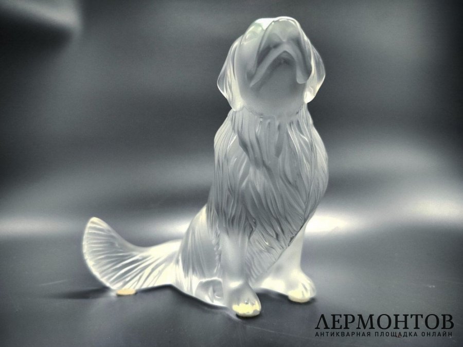 Статуэтка «Ретривер». Хрусталь, Lalique, Франция