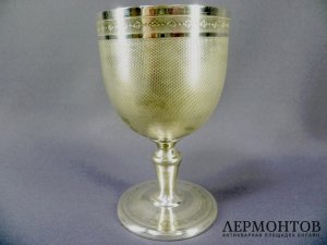 Фужер. Серебро 950 пробы. Франция, XIX век.
