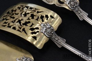 Набор для закусок. Серебро 800. Франция