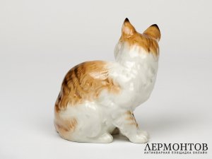 Статуэтка «Кошка». Фарфор, Lorenz Hutschenreuther, Германия, 1955–1968 годы