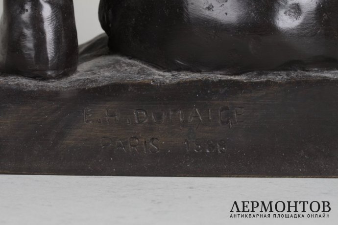 Скульптура Гренадер. Франция, Париж, по модели Dumage, 1888 г. Бронза. Экспертиза.