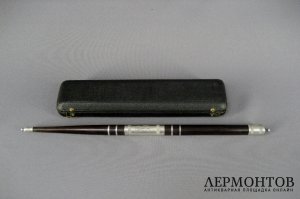 Дирижерская палочка. Дерево, серебро 950 пробы. Франция, XIX век. 