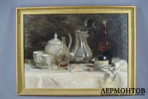 Картина. Натюрморт. Холст, масло. Европа, начало ХХ века. 