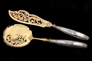 Сервировочный набор Puiforcat. Серебро 800. Франция