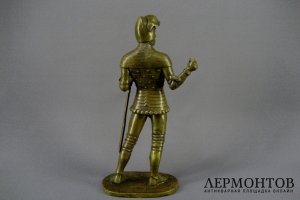 Парная композиция Рыцари. Бронза. Франция, ХХ век. 