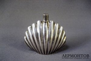Флакон для духов Nina Ricci. Серебро 925 пробы. Англия, ХХ век.