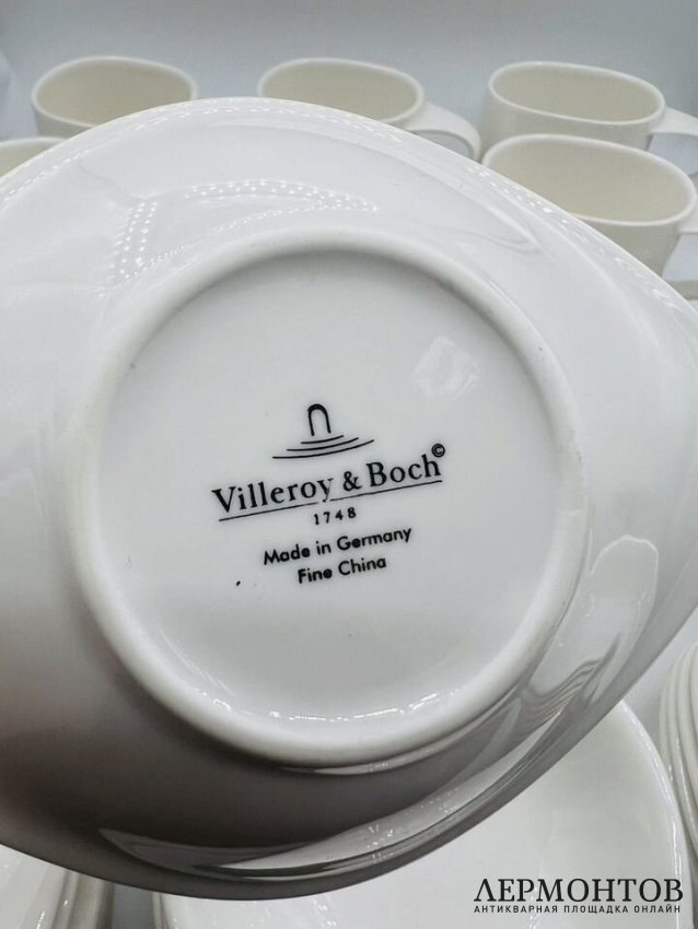 Набор столовой посуды на 33 предмета. Фарфор, Villeroy & Boch, Германия, 21 век